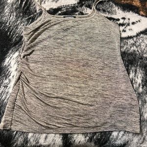 Express Metallic Ruched Side Cami